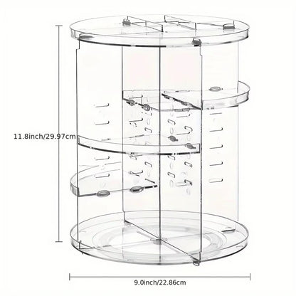 360° Rotating Makeup Organizer